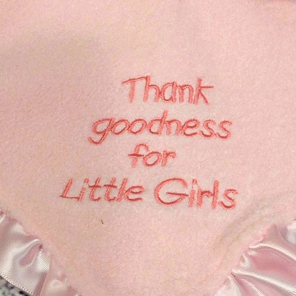 NWT Hello Baby Plush Stuffed Snuggle Blanket Pink - Picture 3 of 9